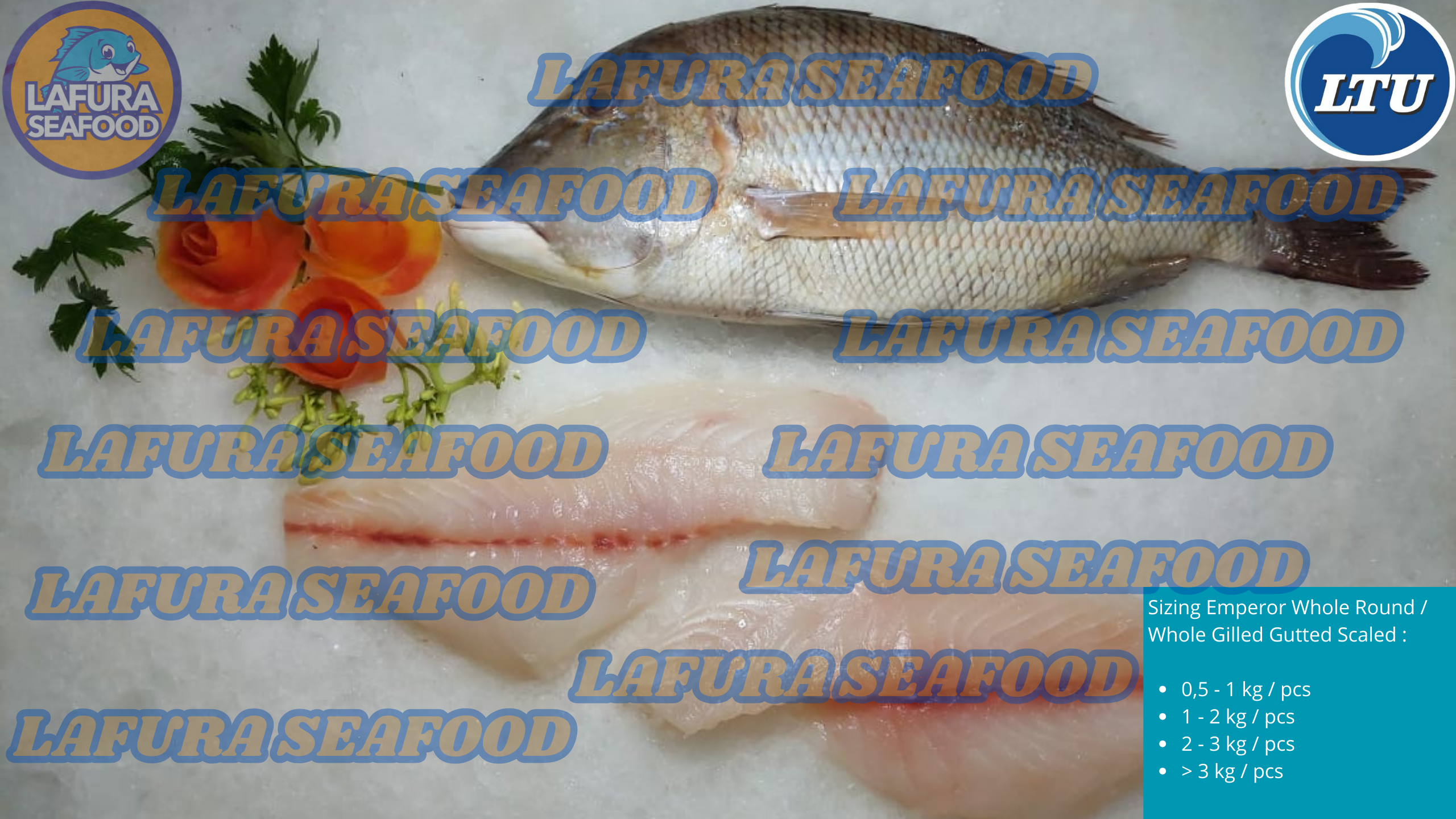 Emperor Whole Round / Whole Gilled Gutted Scaled